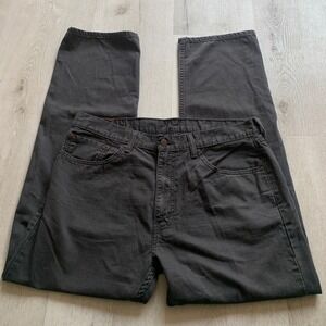 Mens Levi‎ Strauss 505 Straight Leg Jeans 32x32 Charcoal Gray